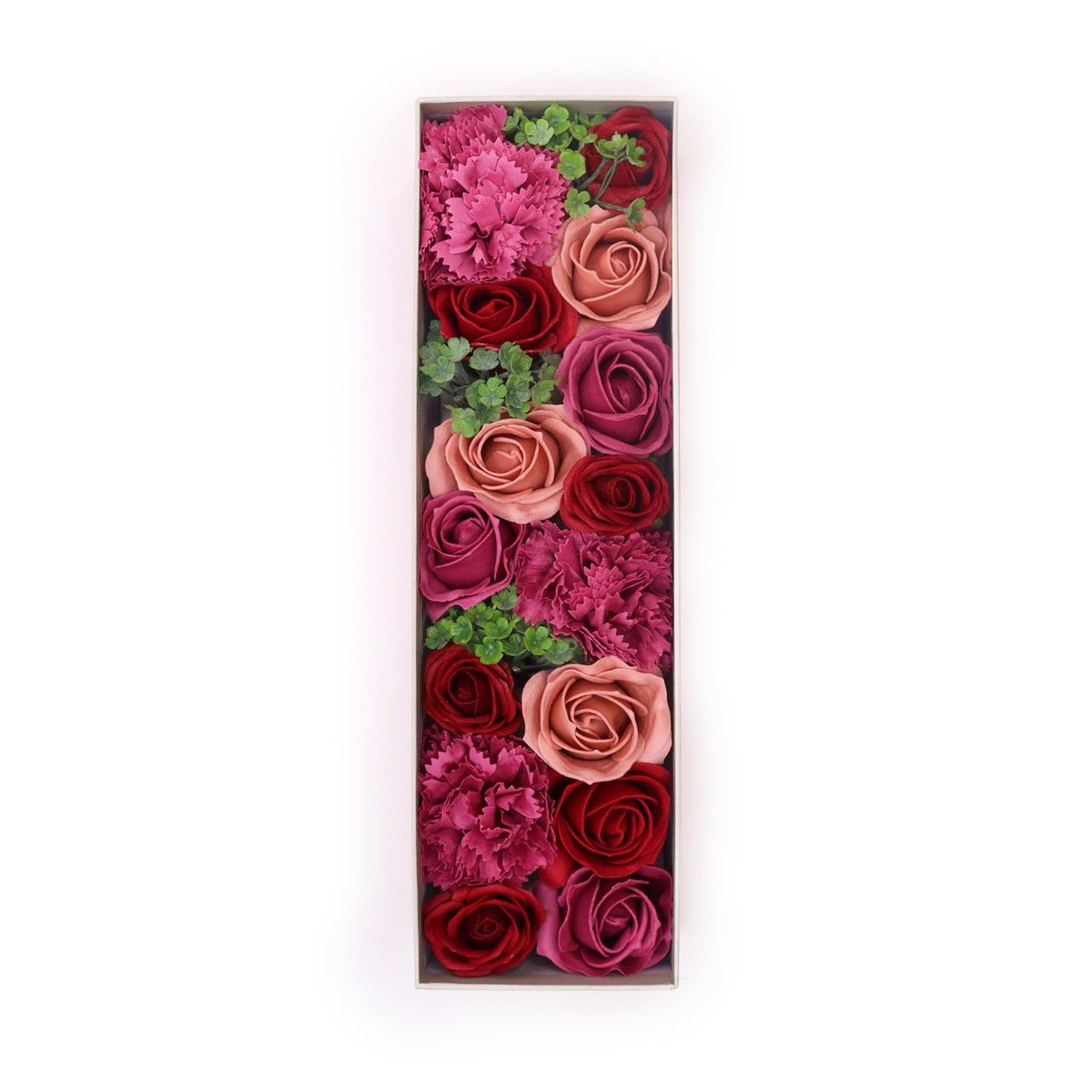 Soap Flowers Long Gift Box – Vintage Roses