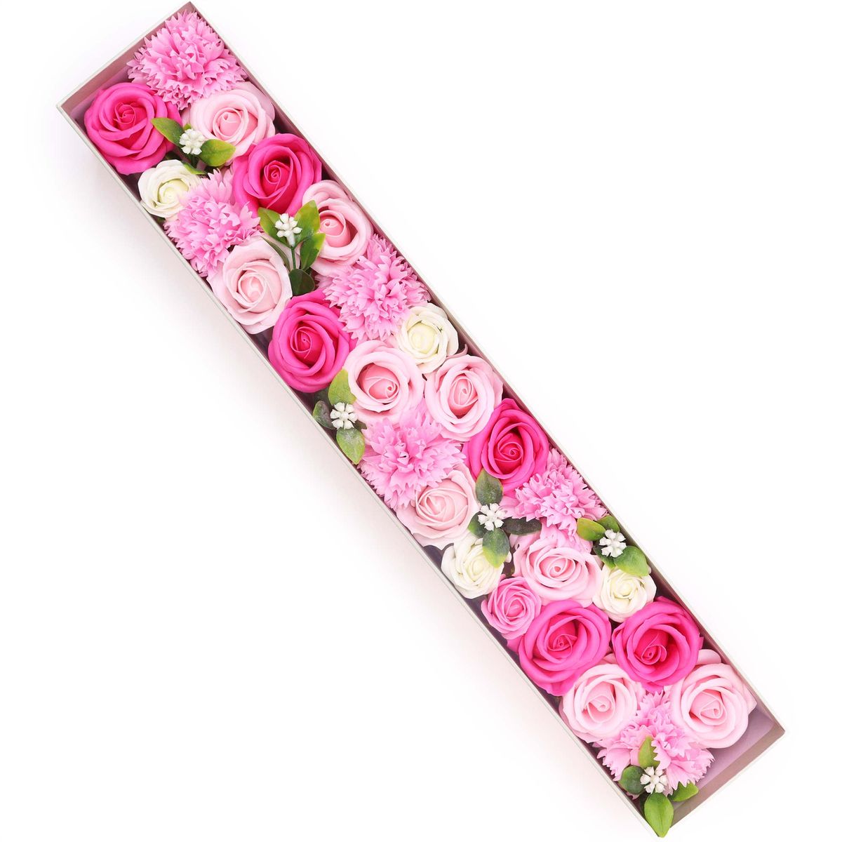 Soap Flowers Extra Long Gift Box – Baby Blessings, Pinks