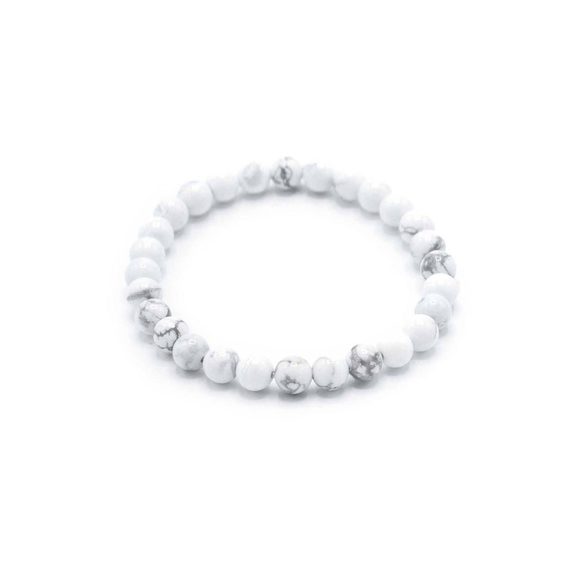 Gemstone Manifestation Bracelet – White Jasper, Peace