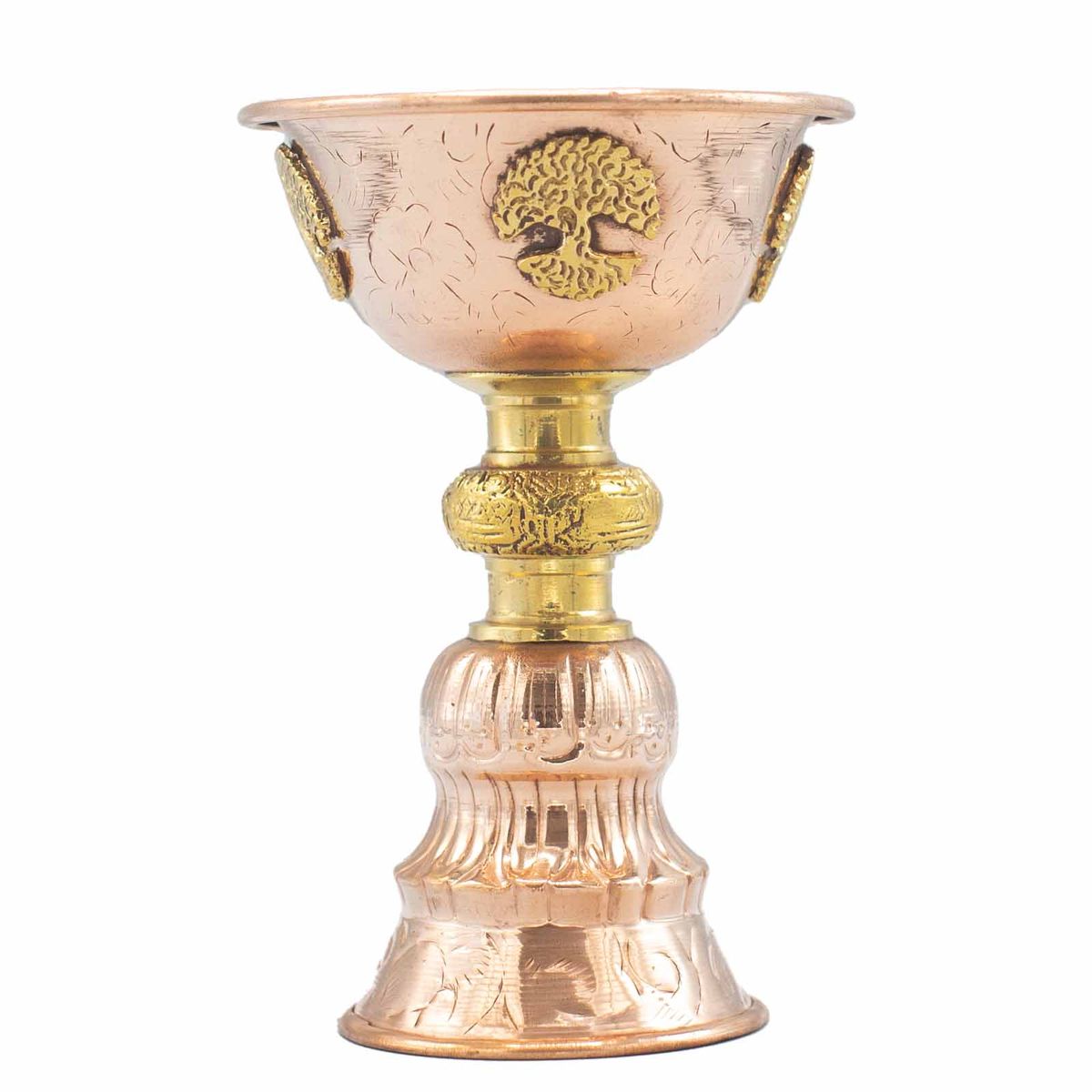 Copper Ritual Goblet with Tree of Life – 10 x 15cm