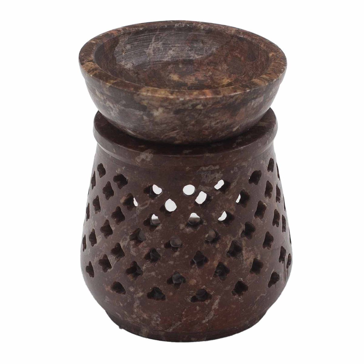 Classic Soapstone Oil Burner – Small, 8cm