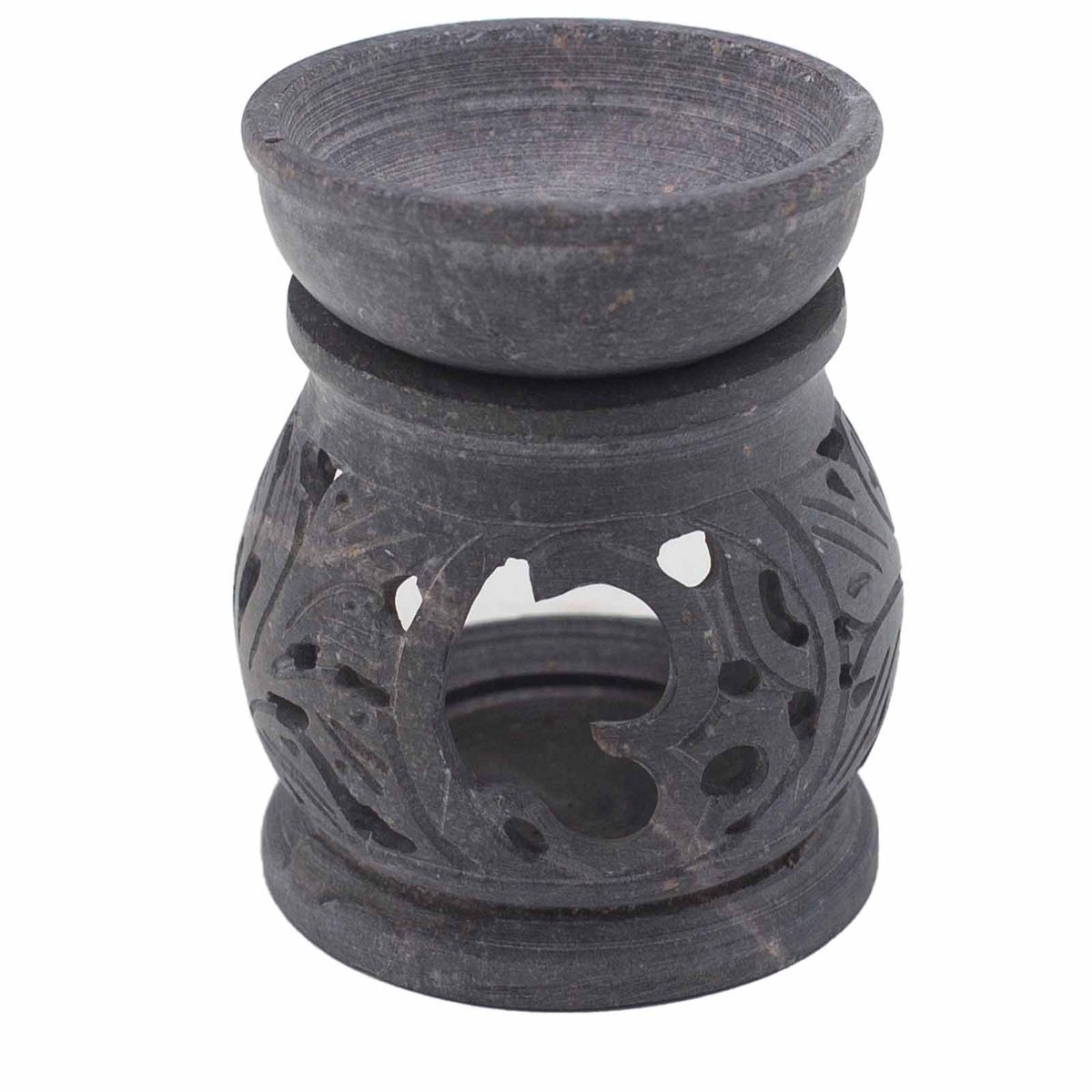 Om Soapstone Oil Burner – Small, 8cm