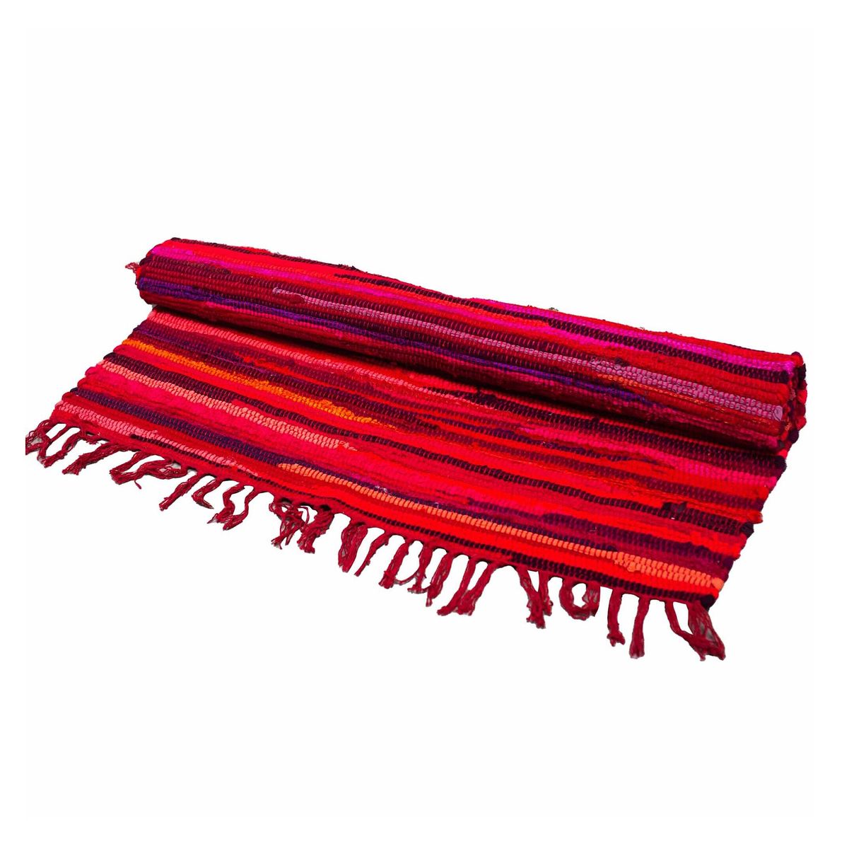 Premium Rag Rug – Shocking Pinks, 150 x 90cm