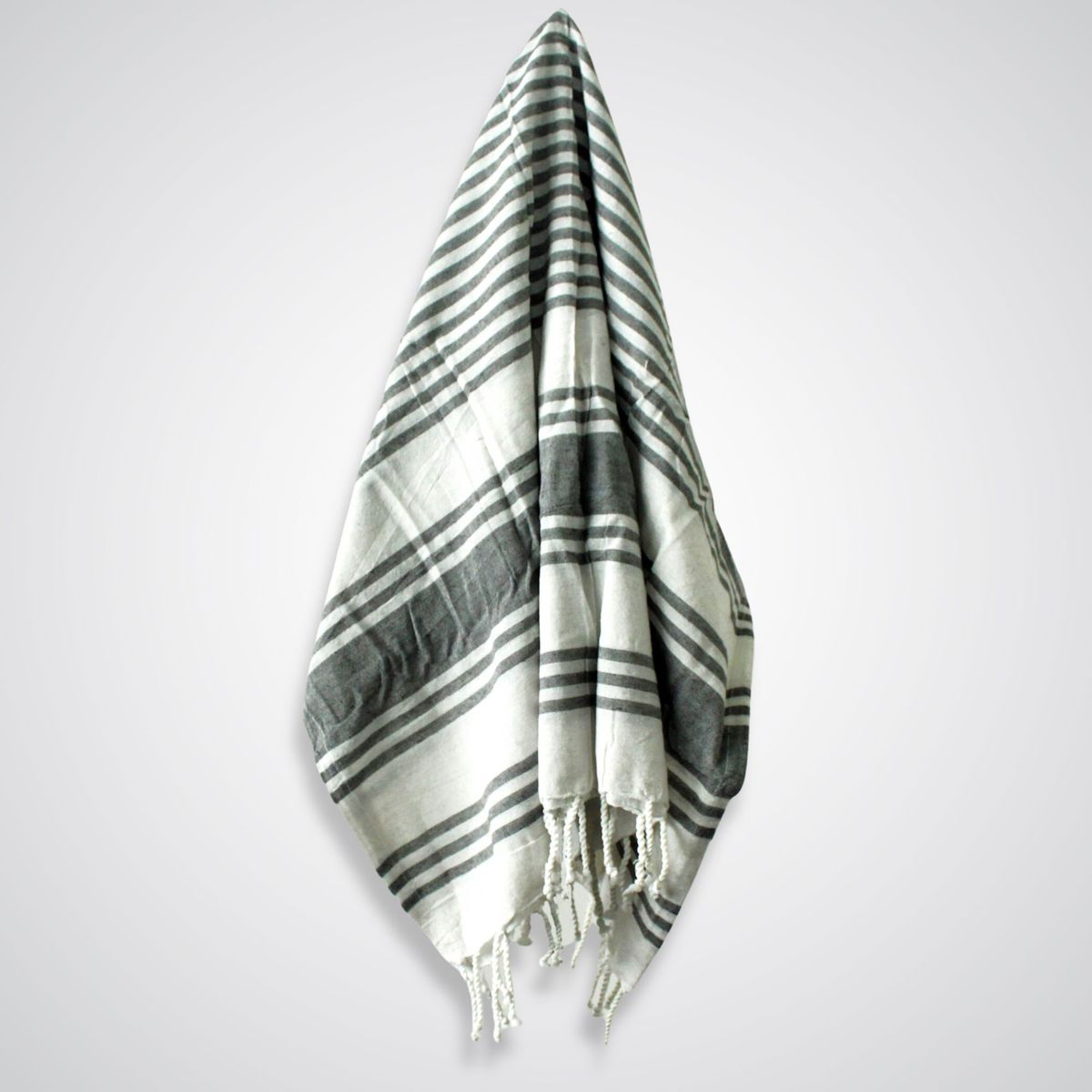 Hammam Spa Towel – Charcoal, 90x170cm