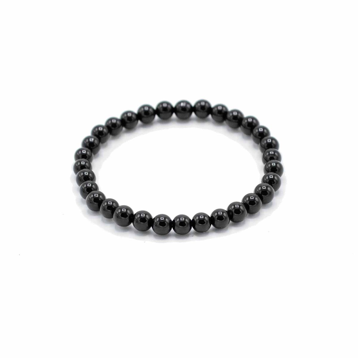 Gemstone Manifestation Bracelet – Black Agate, Protection