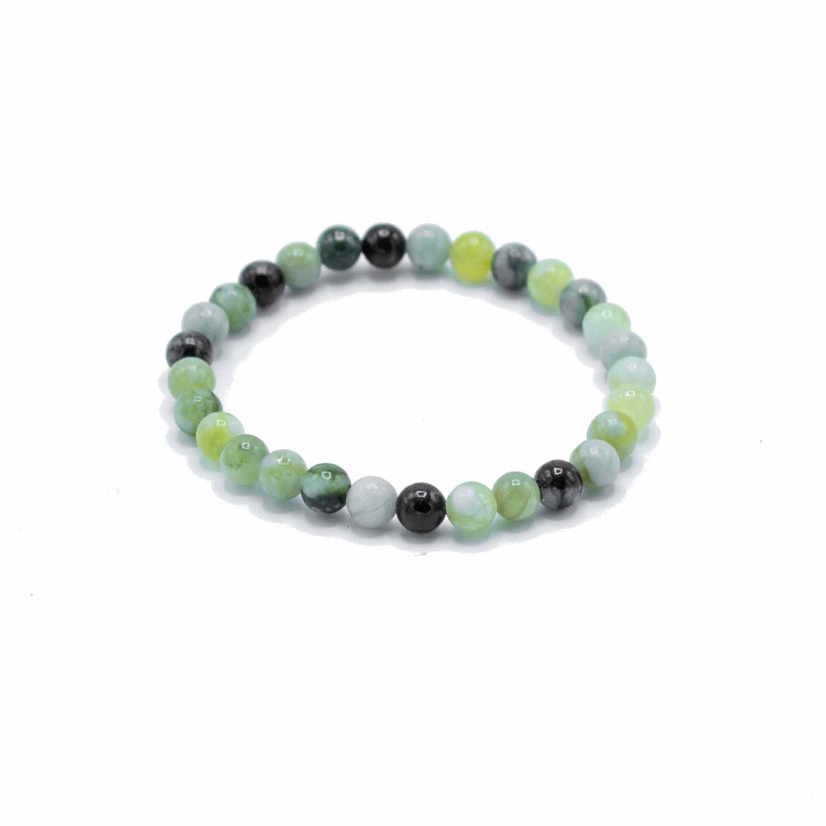 Gemstone Manifestation Bracelet – Olive Jade