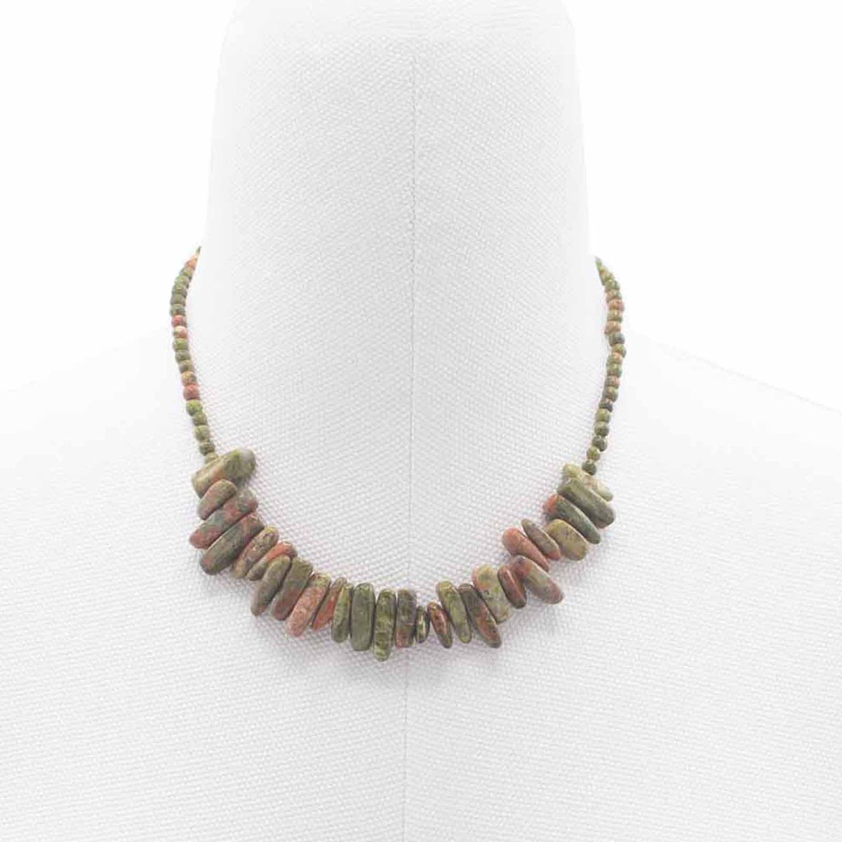Longstone Gem Necklace – Unakite