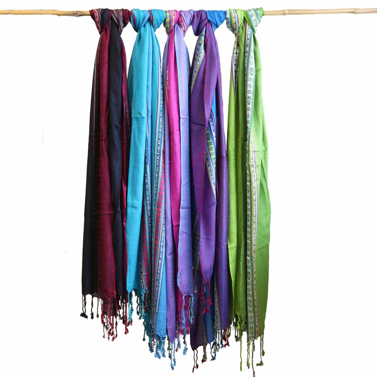 Varanasi Scarf – Passion Purple, 22x72cm