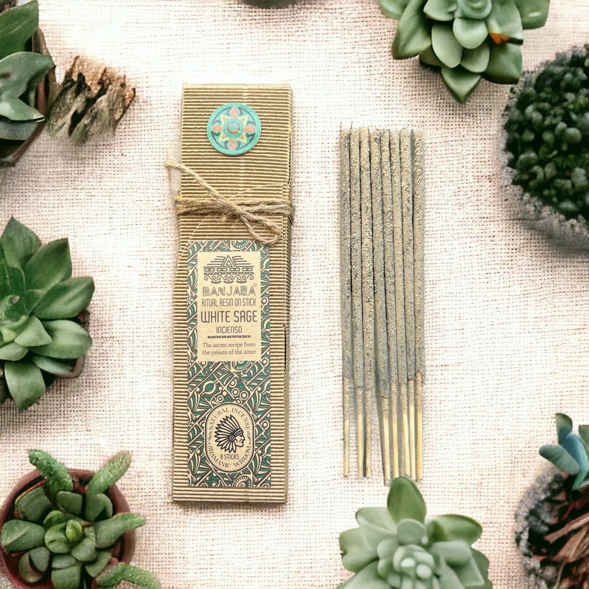 Ritual Resin Incense Sticks – White Sage
