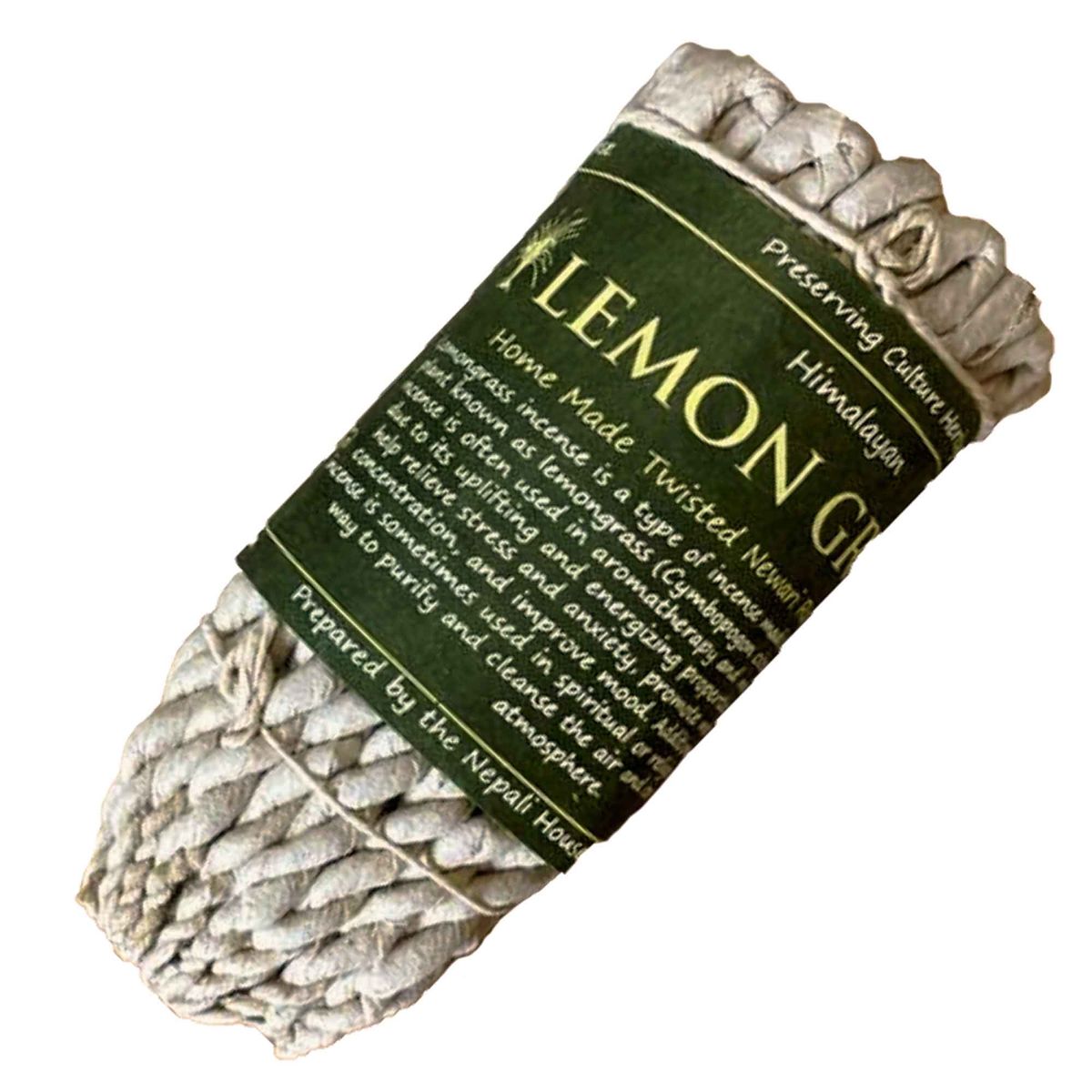 Pure Herbs Rope Incense – Lemongrass