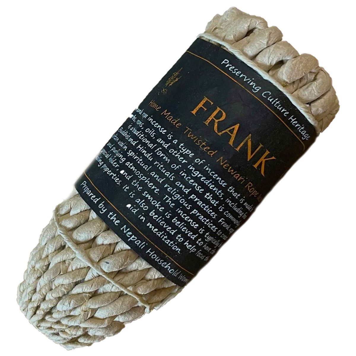 Pure Herbs Rope Incense – Frankincense