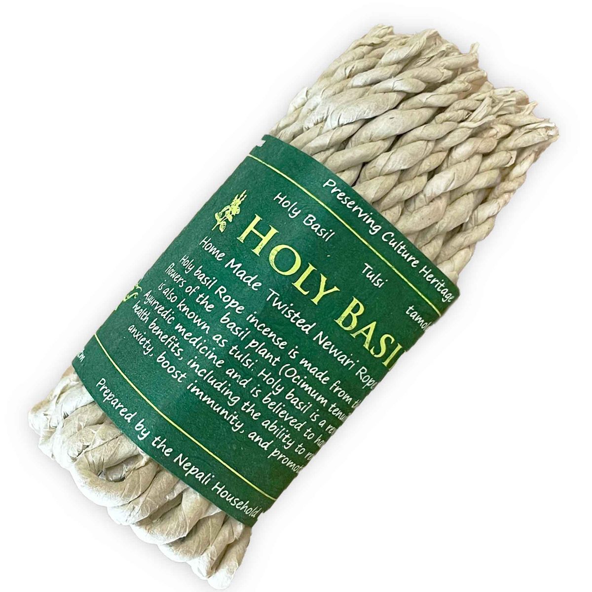 Pure Herbs Rope Incense – Holy Basil