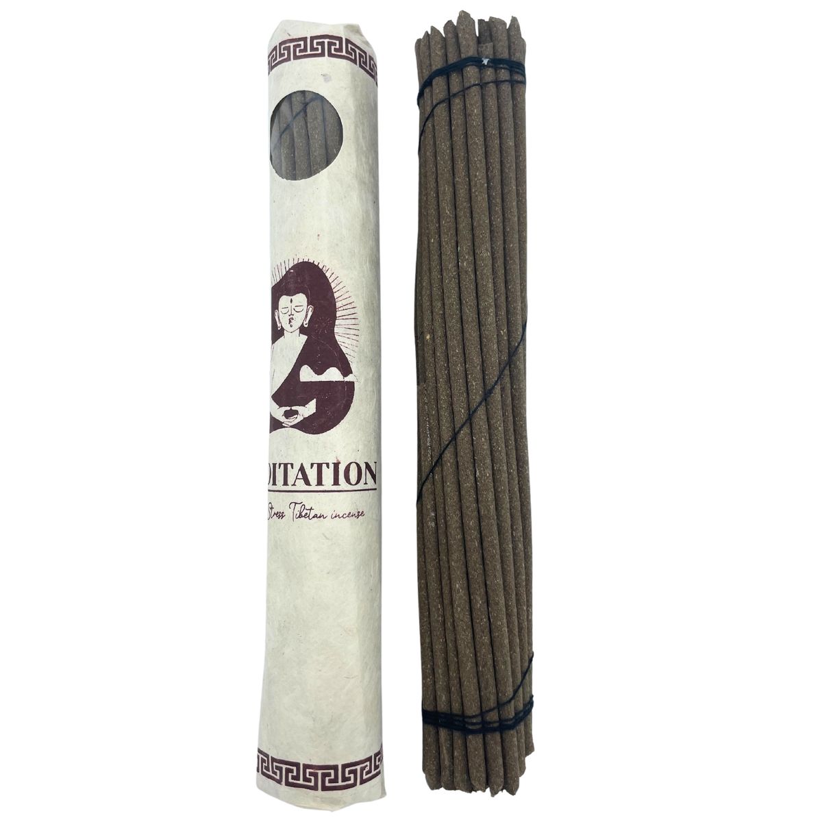 Premium Tibetan Incense Roll – Meditation, Pack of 30