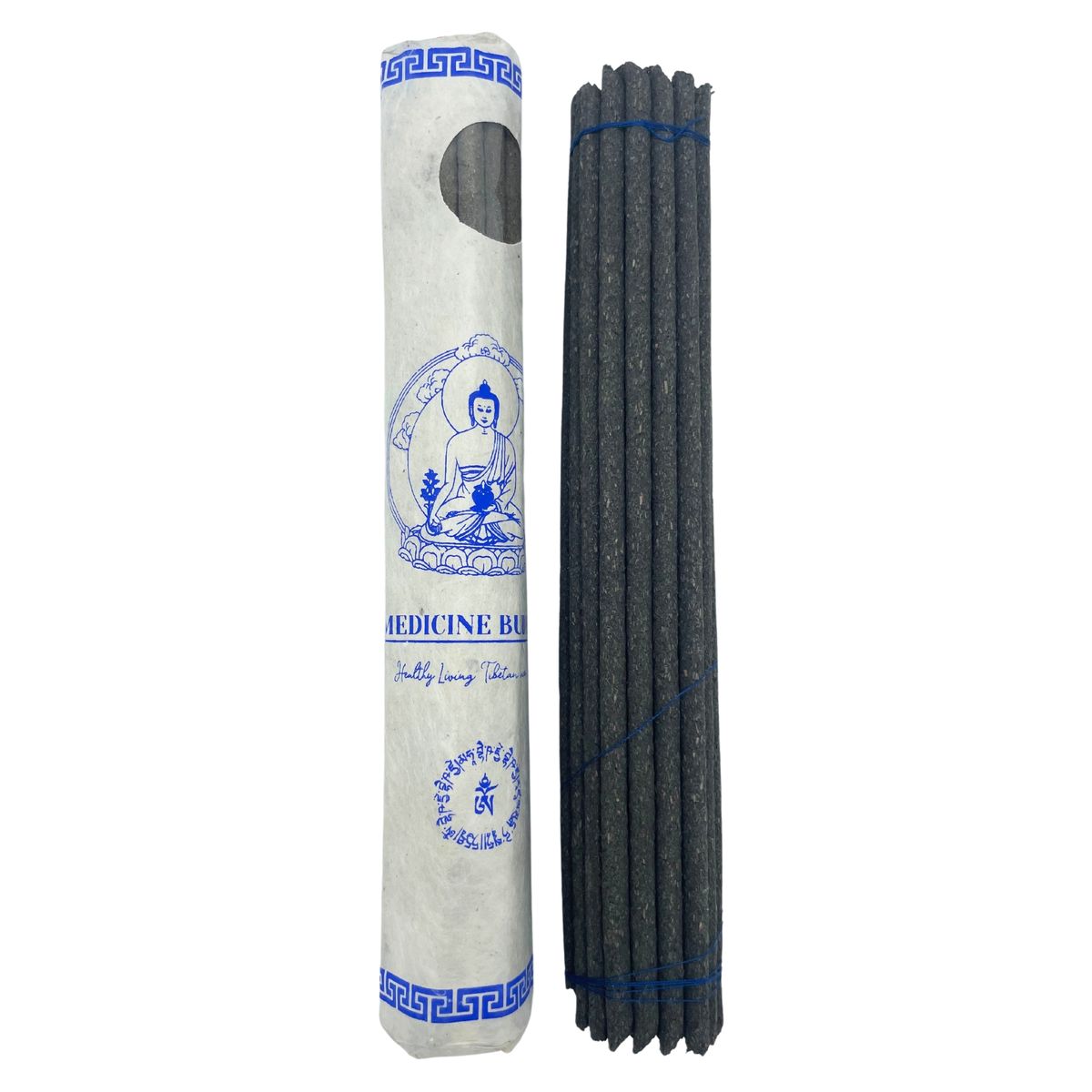 Premium Tibetan Incense Roll – Medicine Buddha, Pack of 30