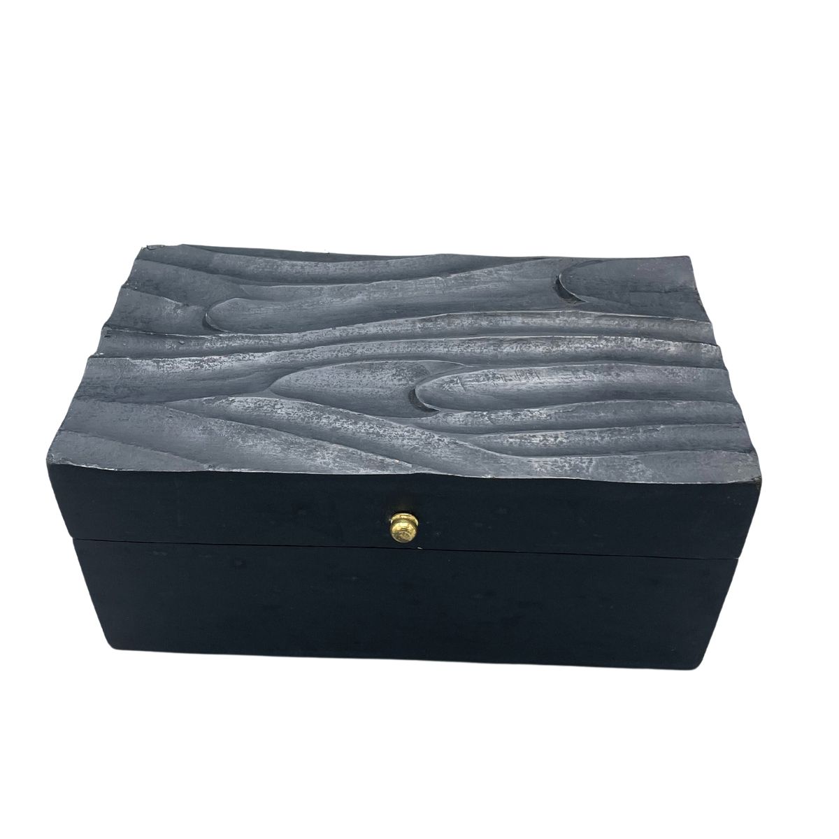 Vintage Deco Multi-Purpose Box – Black Swirls, 22x12x10cm