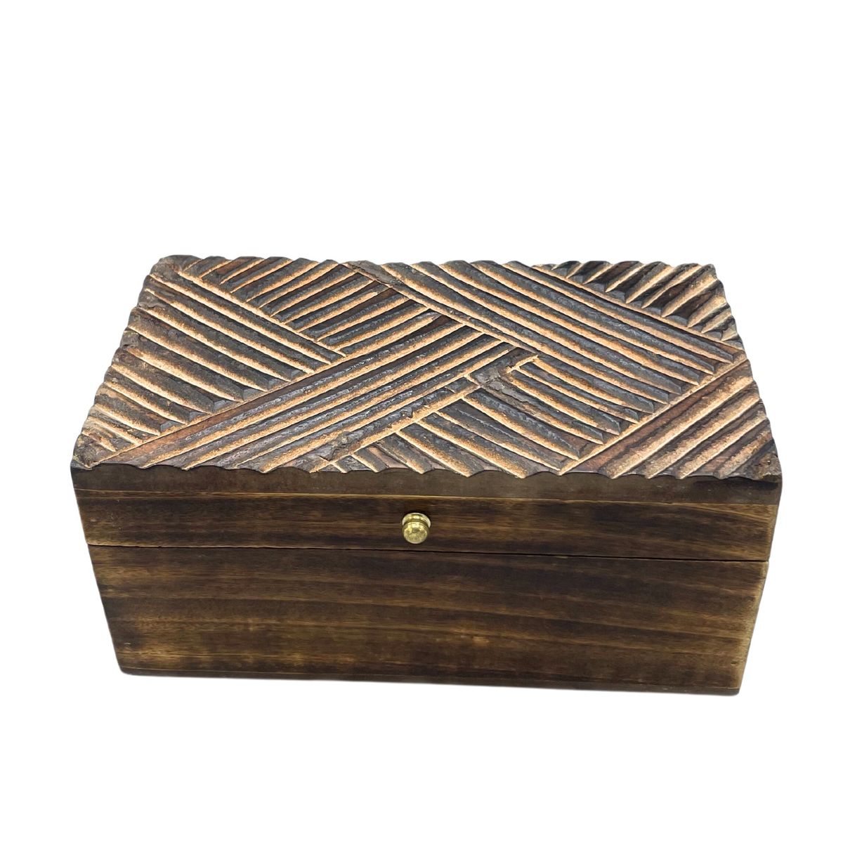 Vintage Deco Multi-Purpose Box – Antique Lines, 22x12x10cm
