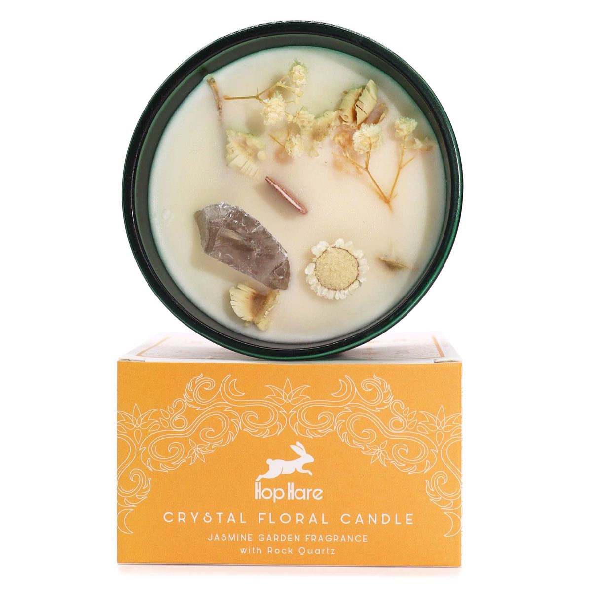 Hop Hare Crystal Magic Flower Candle – The Lion