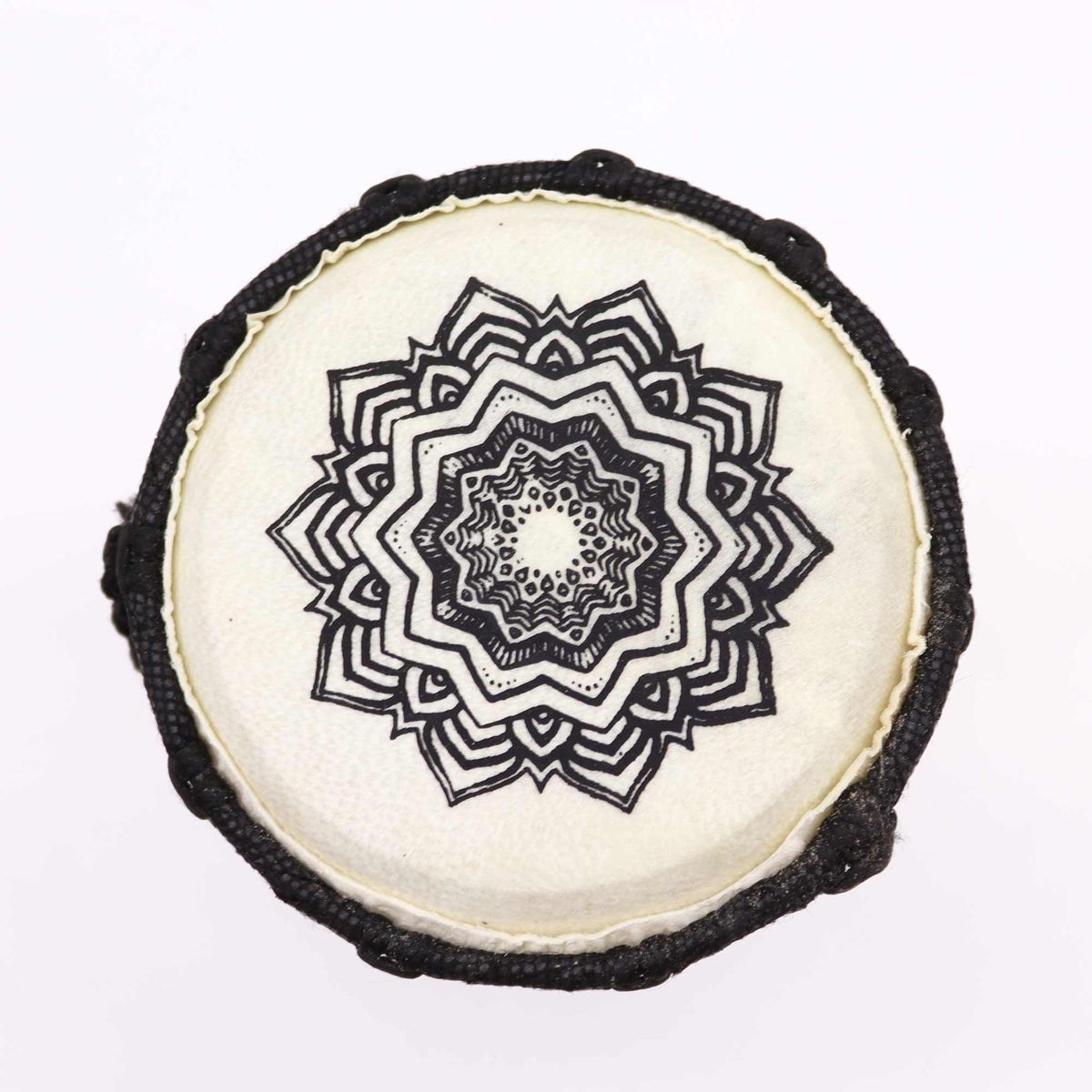 Mandala Wide Top Djembe Drum – 15cm