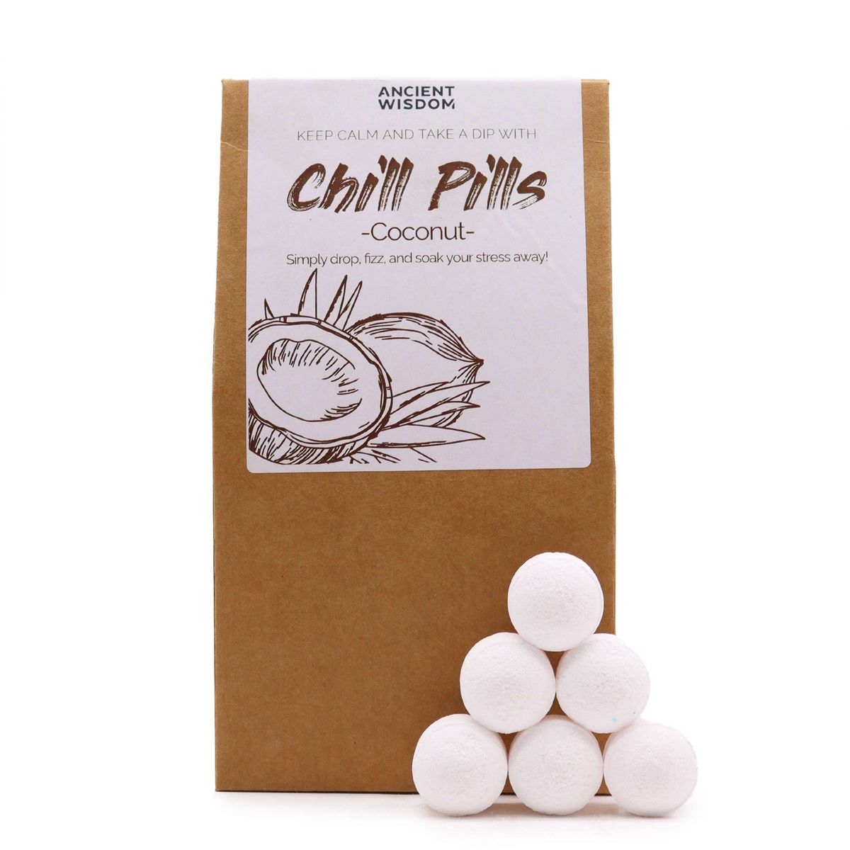 Chill Pills Bath Fizzers Gift Pack – Summer of Love, 350g