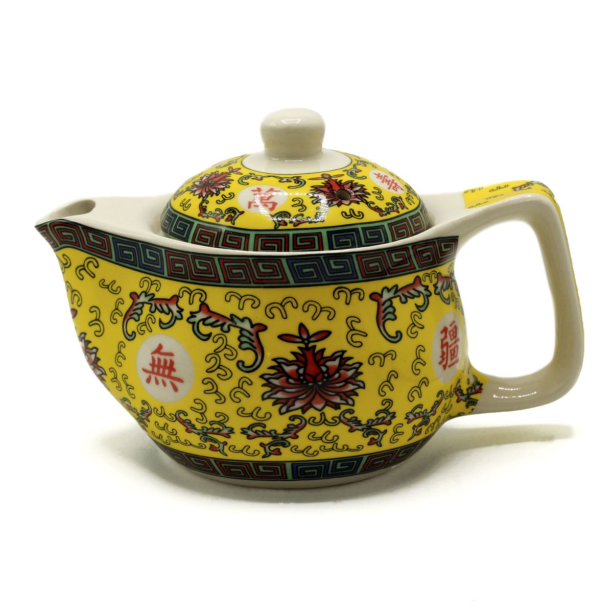Small Herbal Teapot – Long Life Oriental Design