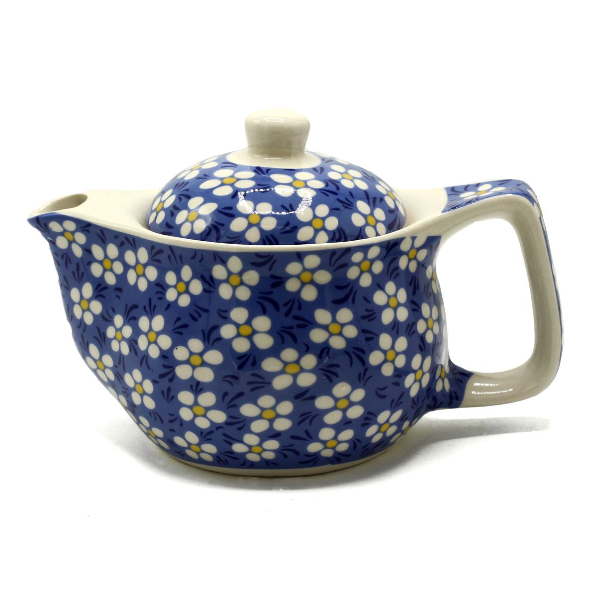 Small Herbal Teapot – Blue Daisy