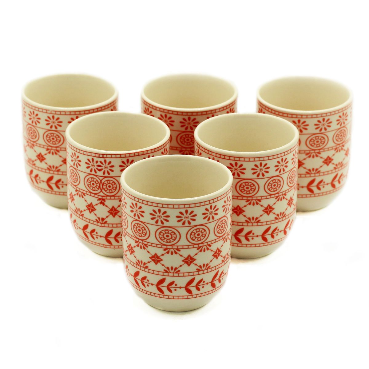 Herbal Tea Cups – Amber, Set of 6