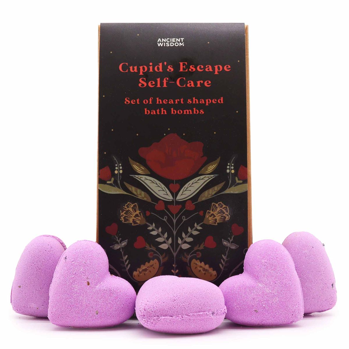 Cupid's Escape Self Care Bath Heart Gift Set