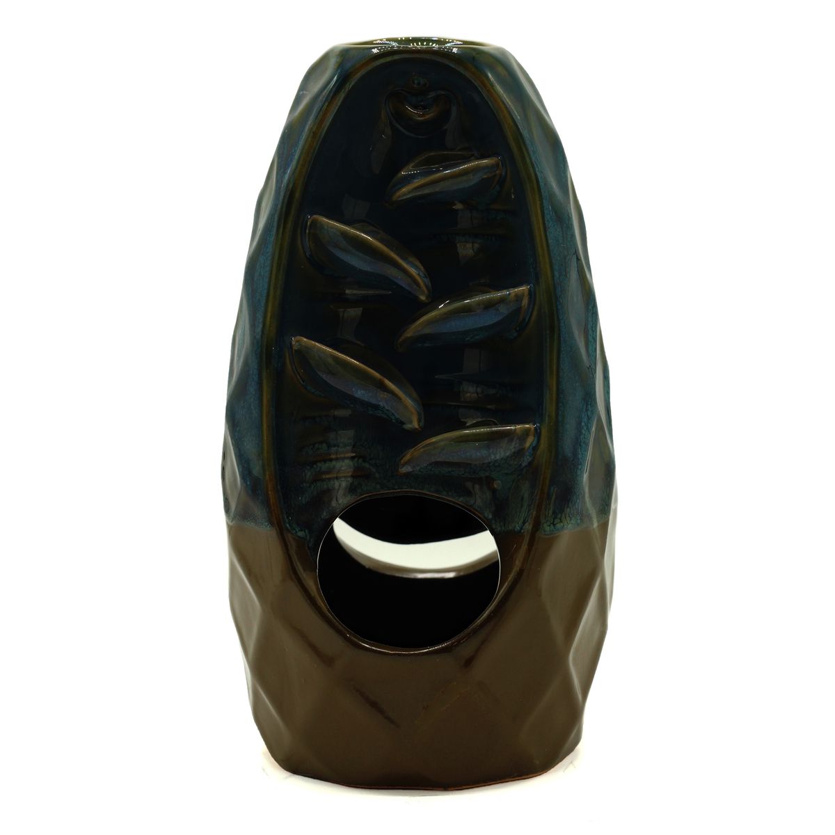 Backflow Incense Burner – Pineapple Mountain & Cascade Twin Design