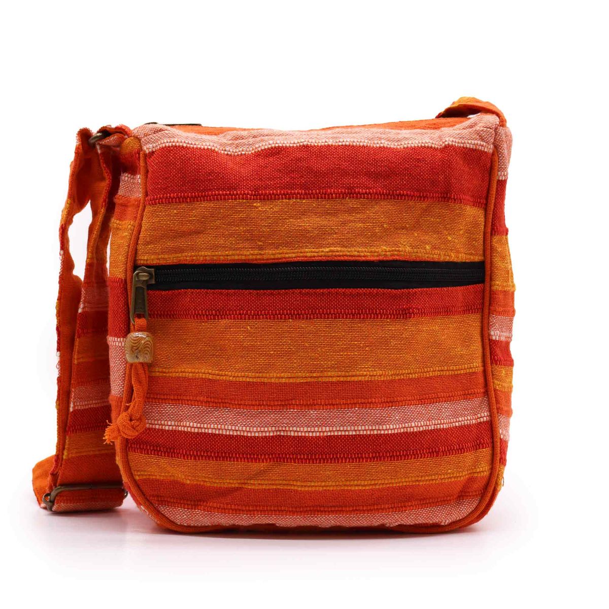 Large Nepal Sling Bag – Sunrise Orange