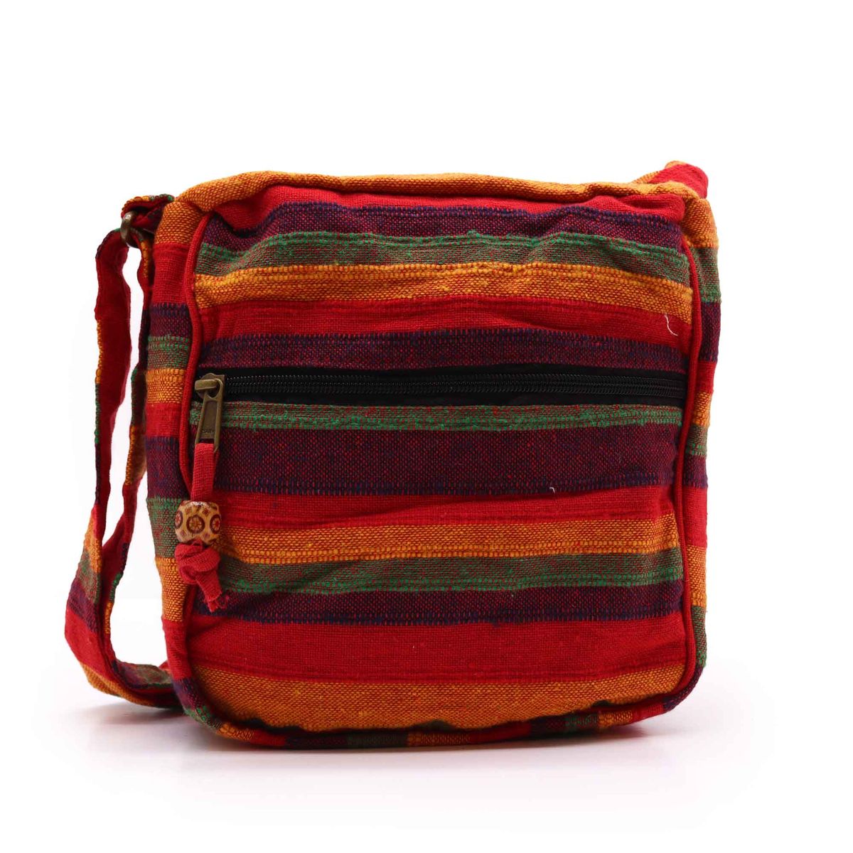 Large Nepal Sling Bag – Sunset Reds