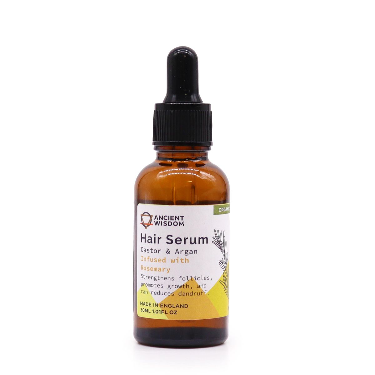 Organic Hair Serum – Rosemary, 30ml