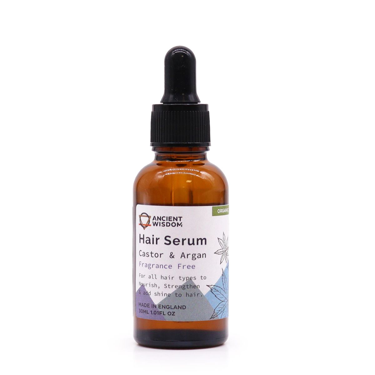 Organic Hair Serum – Unfragranced, 30ml