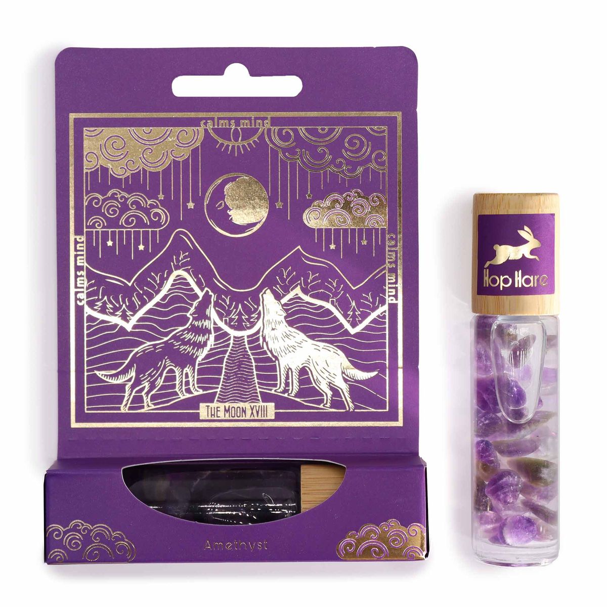 Hop Hare Tarot Gemstone Roll-On – The Moon