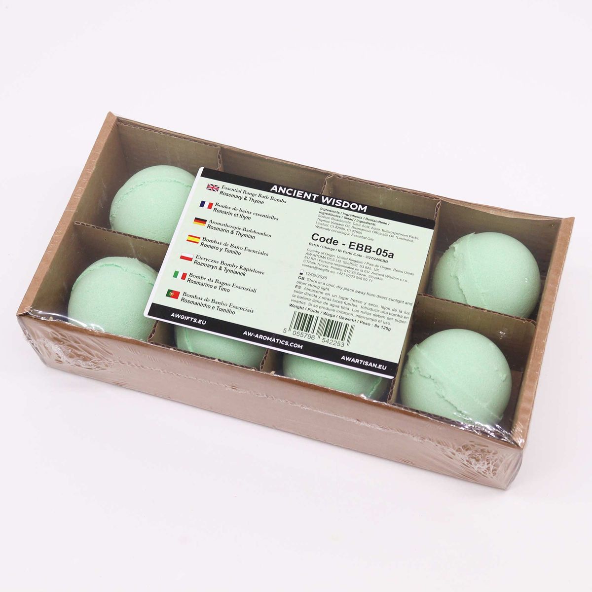 Essential Oil Bath Bomb – Rosemary & Thyme