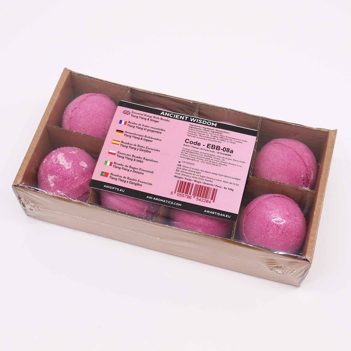 Essential Oil Bath Bomb – Ylang Ylang & Ginger