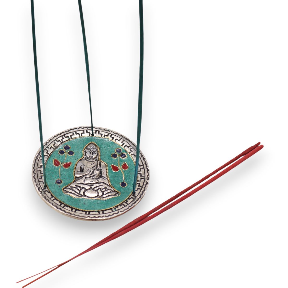 Buddha Incense Holder – Green Decor