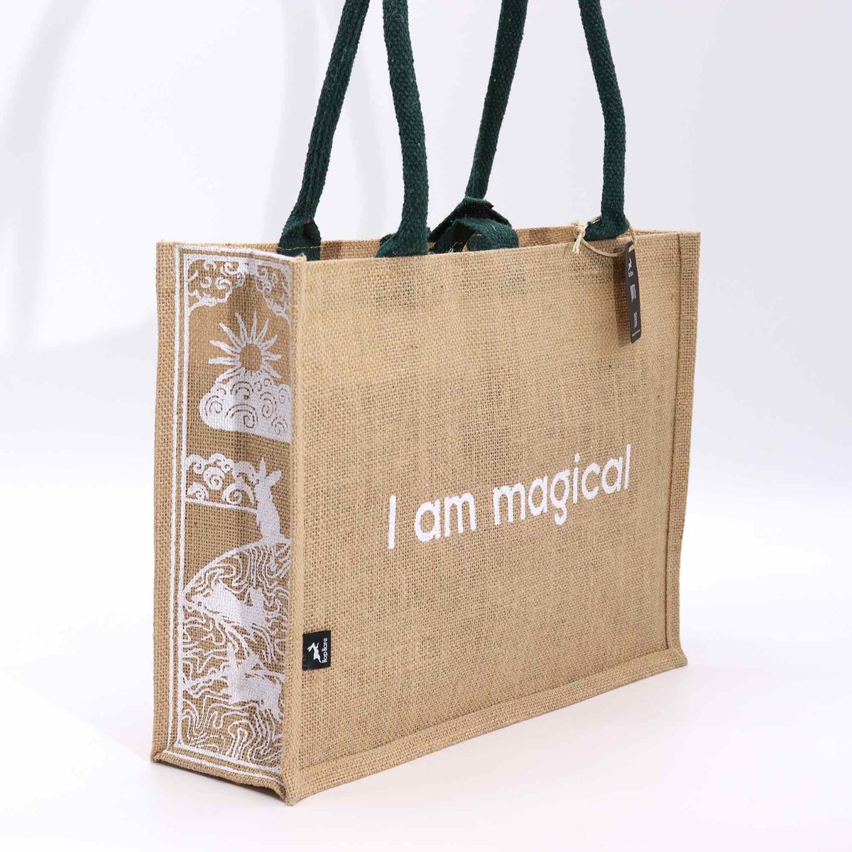 Hop Hare Big Jute Bag – I Am Magical