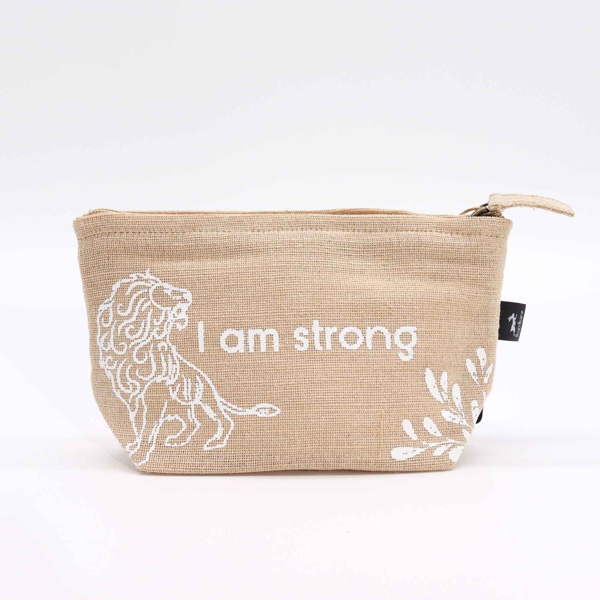 Hop Hare Jute Pouch – I Am Strong