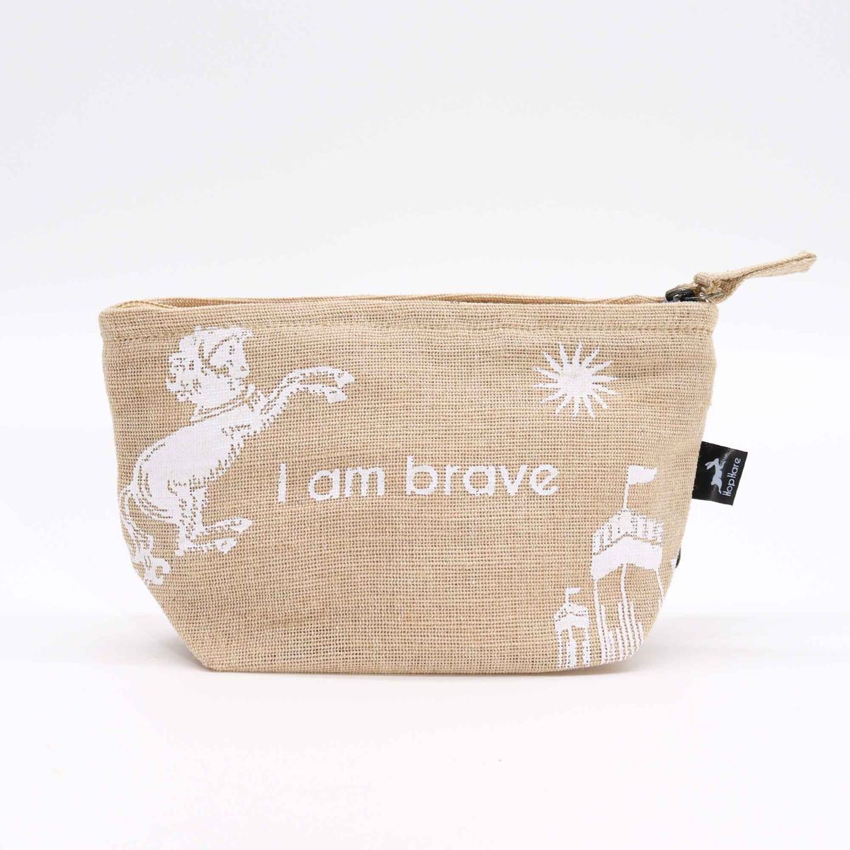 Hop Hare Jute Pouch – I Am Brave