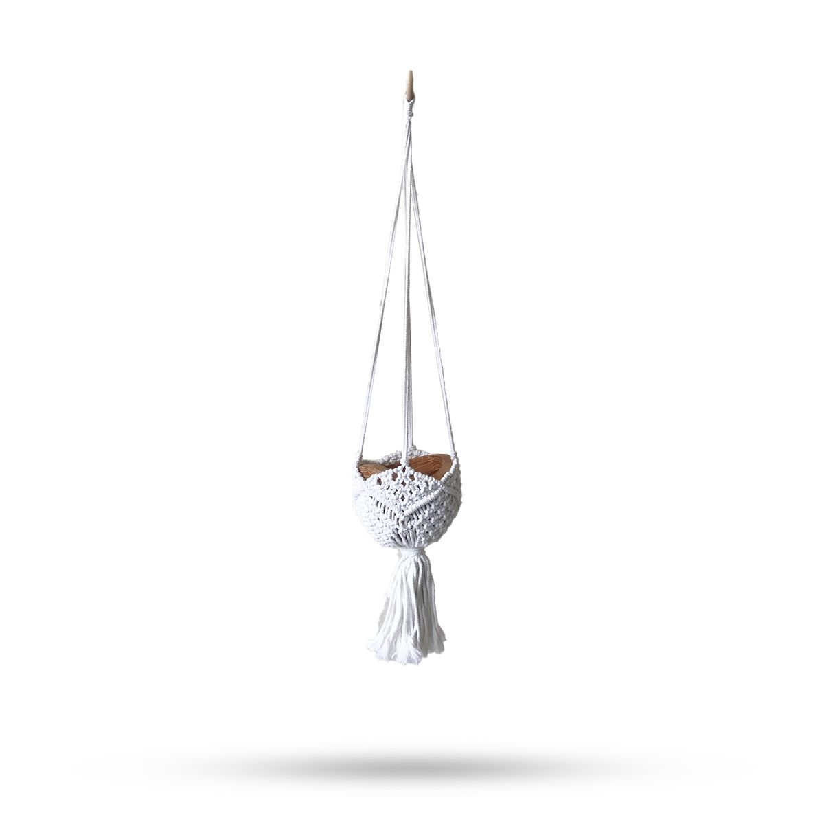 Decorative Macrame Plant Hanger – Natural