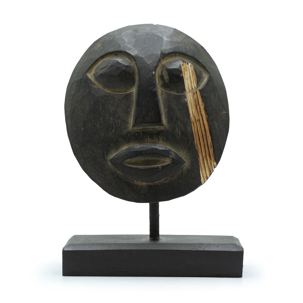 Timor Tribal Decorative Mask – Black, 27x20cm