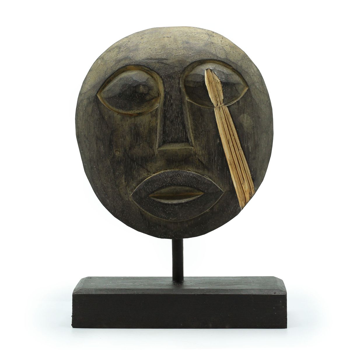 Timor Tribal Decorative Mask – Antique, 27x20cm