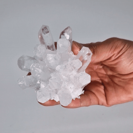 Crafted Quartz Cluster – Clear Quartz