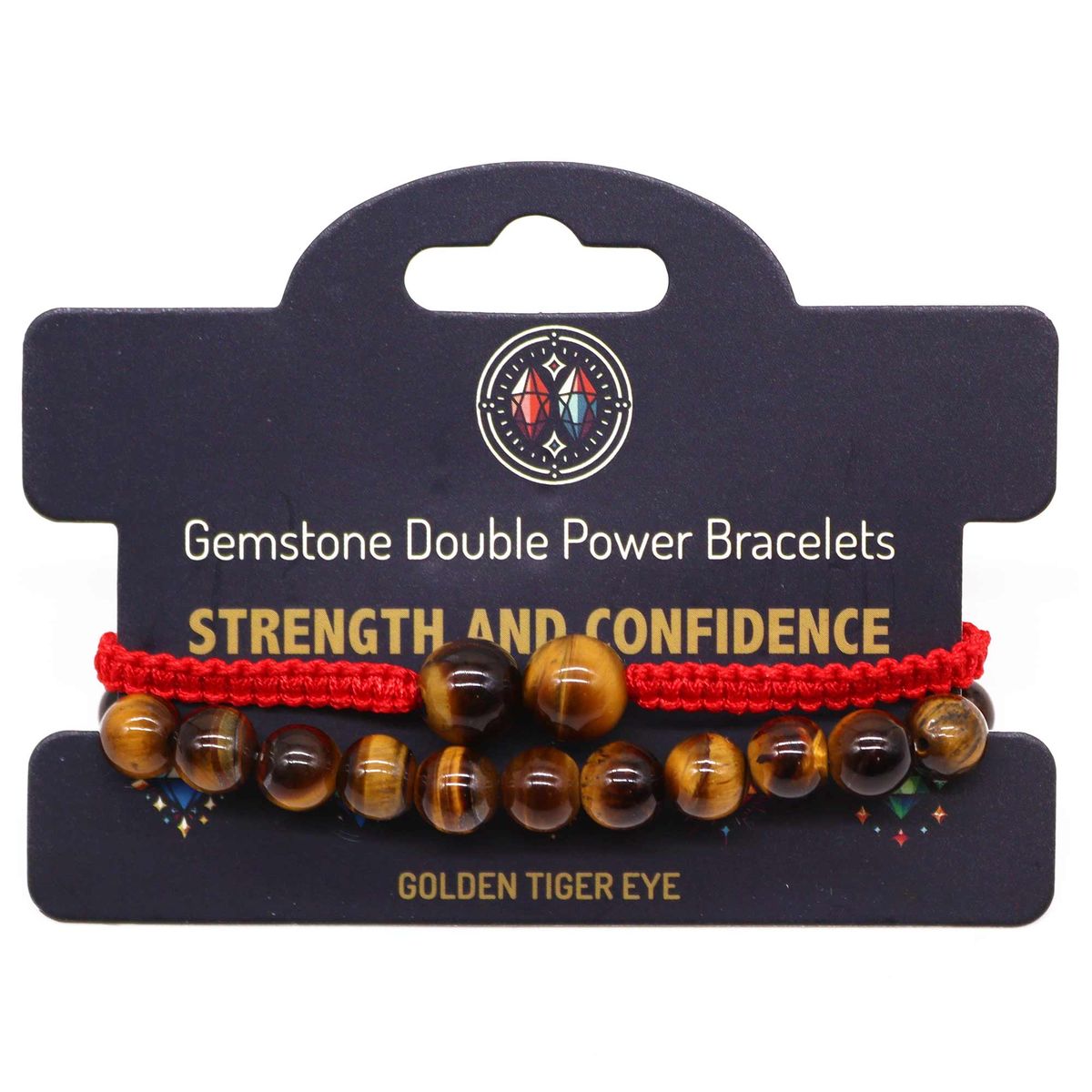 Gemstone Double Power Bracelet – Tiger Eye