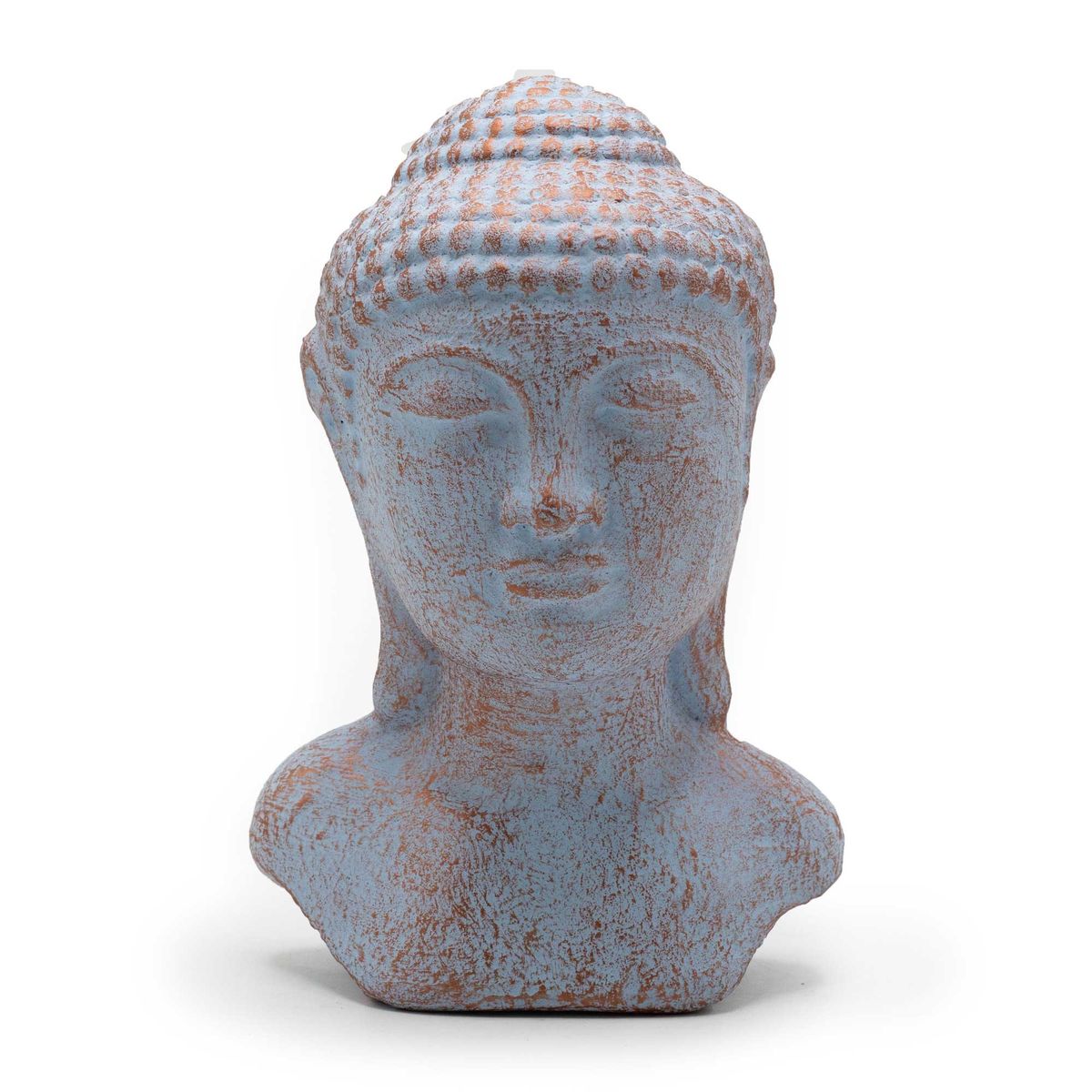 Tranquility Buddha Head – Blue Copper