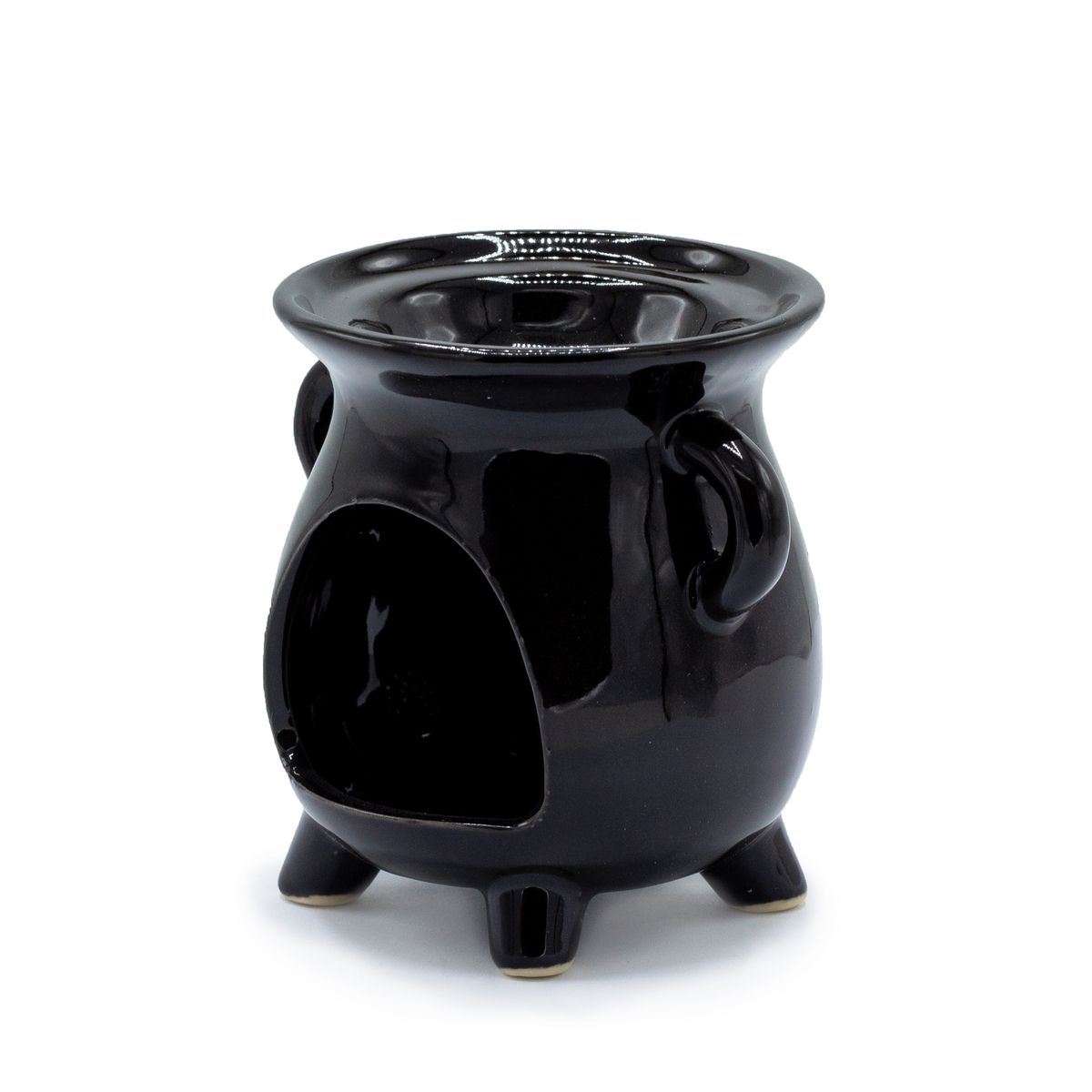 Cauldron Oil Burner – Tree of Life, Black