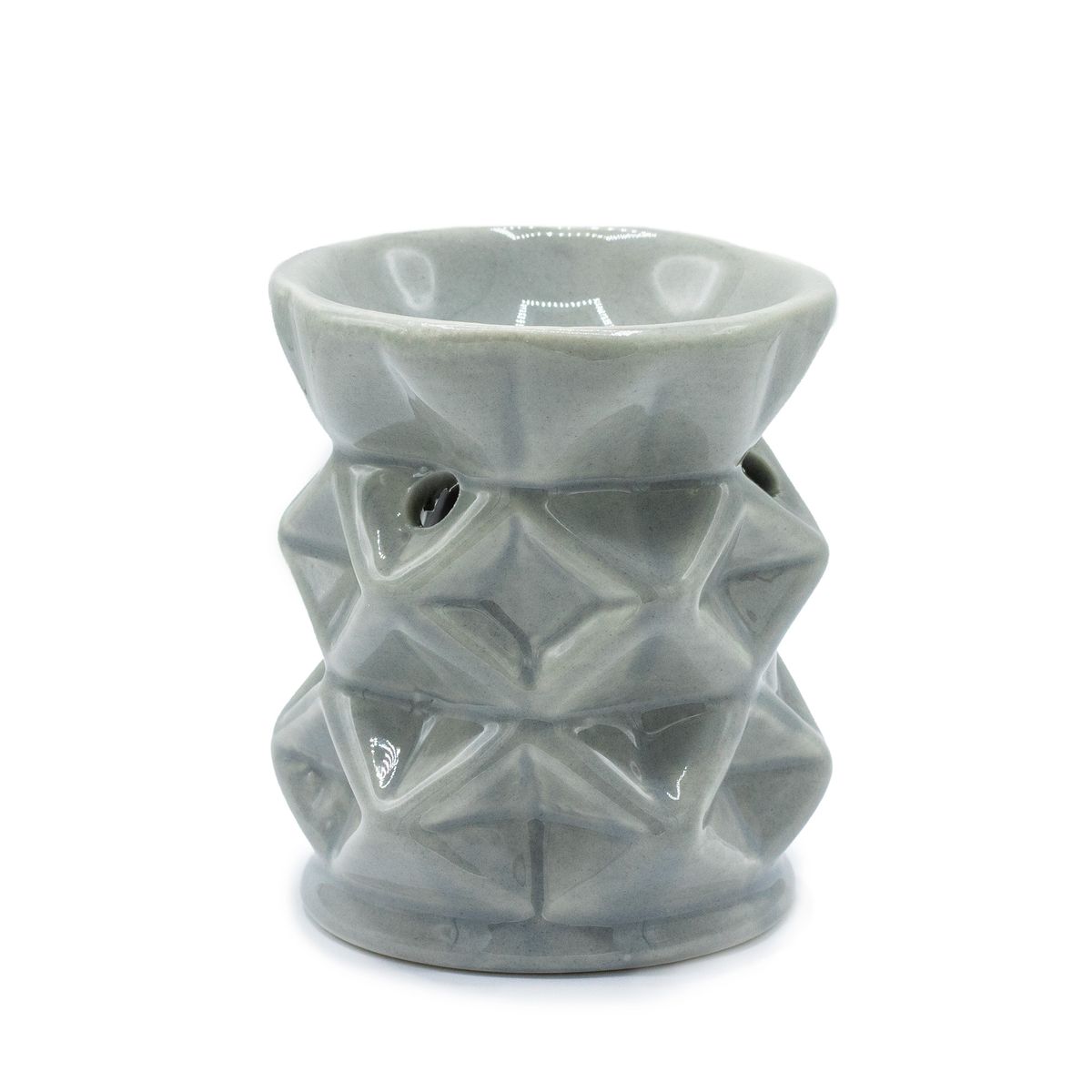 Geometric Oil Burner – Grey