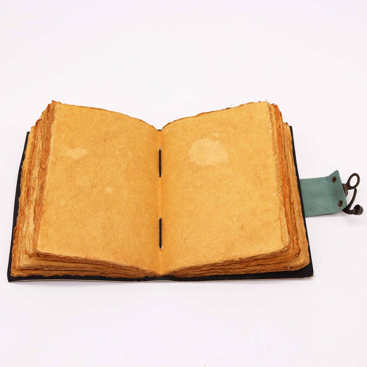 Moon Phases Deckle Edge Leather Notebook – 7 x 5in