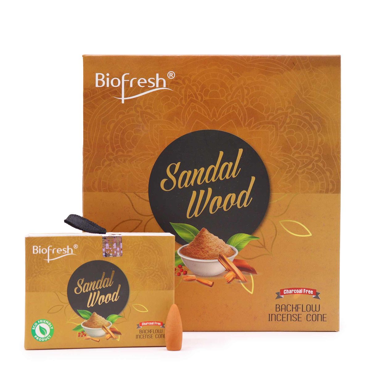 Biofresh Backflow Incense Cones – Sandalwood