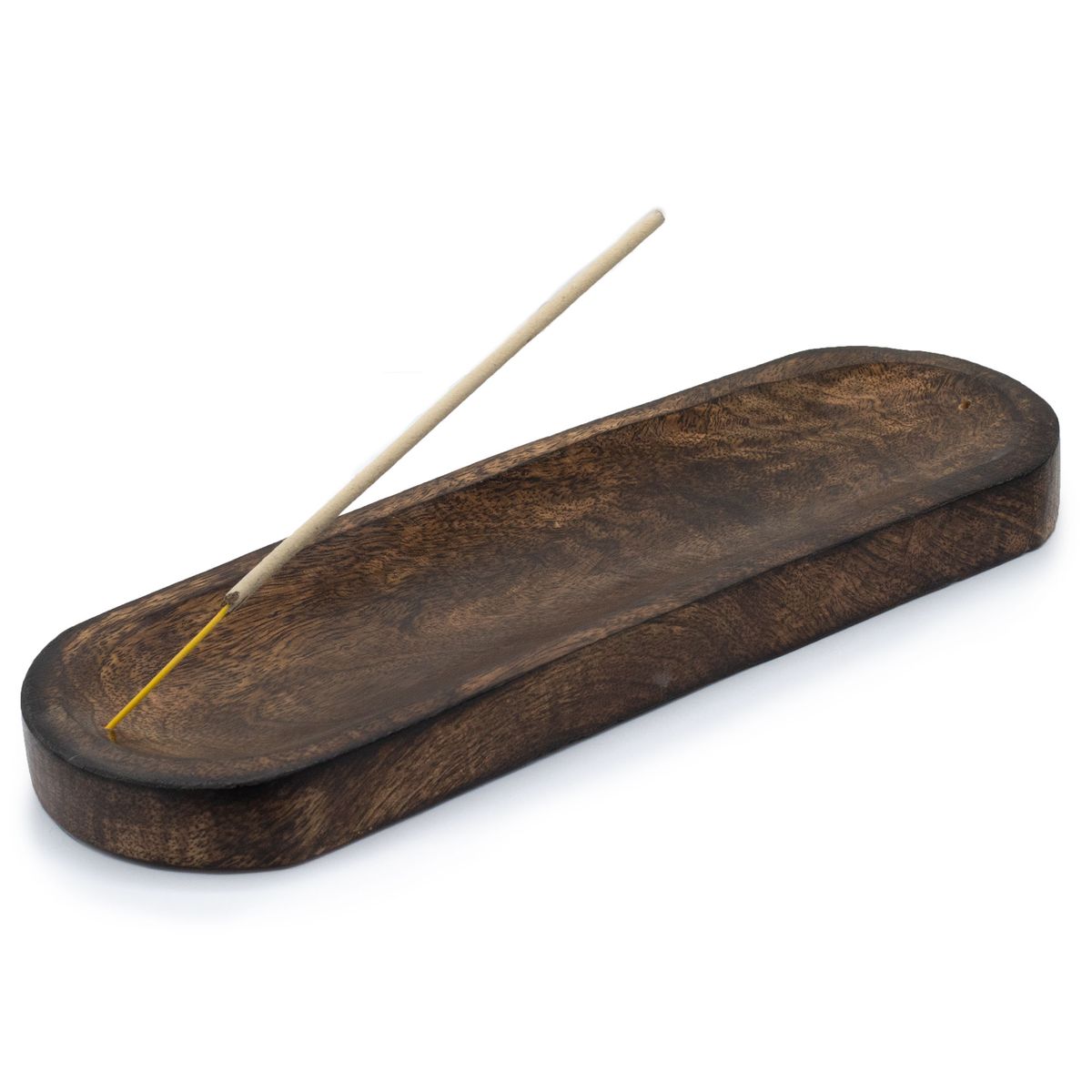 Large Mango Wood Incense Tray – Classic, 30x10cm